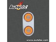 Autoloc Daytona Billet Switch With Orange Led Illumination Single Switch AUTBBA24