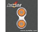 Autoloc Retro Billet Switch With Orange Led Illumination Single Switch AUTBBB24