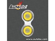 Autoloc Retro Billet Switch With Yellow Led Illumination Single Switch AUTBBB26
