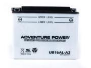 UPG Adventure Power UB16AL A2 Conventional Power Sports Battery 42531