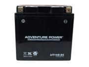 UPG Adventure Power UT14B BS Dry Charge AGM Power Sports Battery 43026