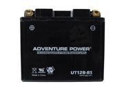 UPG Adventure Power UT12B BS Dry Charge AGM Power Sports Battery 43021