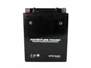 UPG Adventure Power UTX14AH Sealed AGM Power Sports Battery 42039