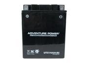 UPG Adventure Power UTX14AH BS Dry Charge AGM Power Sports Battery 43024