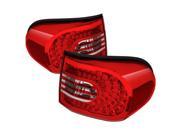 Spyder Auto Toyota FJ Cruiser 07 14 LED Tail Lights Red Clear