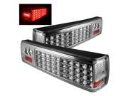 Spyder Auto Ford Mustang 87 93 LED Tail Lights Chrome
