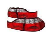 Spec D Tuning Tail Lights Red Clear 4Dr LT ACD984RPW DP