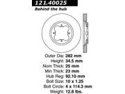 Centric Disc Brake Rotor 121.40025 Centric Disc Brake Rotor 121.40025