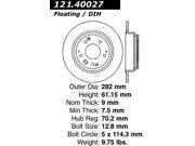 Centric Disc Brake Rotor 121.40027 Centric Disc Brake Rotor 121.40027