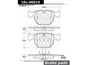 Centric Disc Brake Pad 100.06810