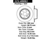 Centric Disc Brake Rotor 121.40061 Centric Disc Brake Rotor 121.40061