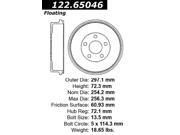Centric Brake Drum 122.65045 Centric Brake Drum 122.65045