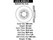 Centric Disc Brake Rotor 121.43013 Centric Disc Brake Rotor 121.43013