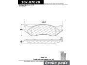 Centric Disc Brake Pad 104.07020 Centric Disc Brake Pad 104.07020