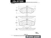 Centric Disc Brake Pad 104.07300 Centric Disc Brake Pad 104.07300