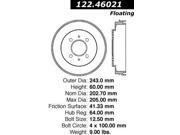 Centric Brake Drum 123.46021 Centric Brake Drum 123.46021
