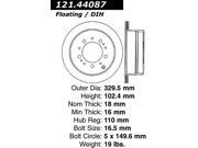 Centric Disc Brake Rotor 121.44087 Centric Disc Brake Rotor 121.44087
