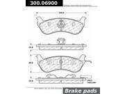 Centric Disc Brake Pad 300.06900 Centric Disc Brake Pad 300.06900