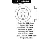 Centric Disc Brake Rotor 121.46074 Centric Disc Brake Rotor 121.46074