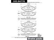 Centric Disc Brake Pad 102.04770 Centric Disc Brake Pad 102.04770