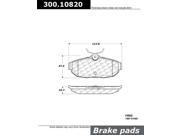 Centric Disc Brake Pad 300.10820