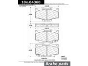 Centric Disc Brake Pad 105.04360 Centric Disc Brake Pad 105.04360