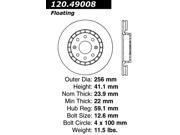 Centric Disc Brake Rotor 120.49008