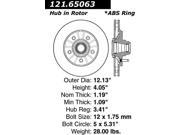 Centric Disc Brake Rotor 121.65063