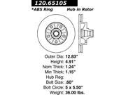Centric Disc Brake Rotor 121.65105