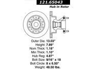 Centric Disc Brake Rotor 121.65043