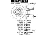 Centric Disc Brake Rotor 120.65122