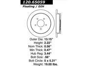 Centric Disc Brake Rotor 120.65059 Centric Disc Brake Rotor 120.65059