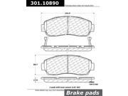 Centric Disc Brake Pad 301.10890 Centric Disc Brake Pad 301.10890