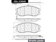 Centric Disc Brake Pad 105.12640 Centric Disc Brake Pad 105.12640