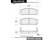 Centric Disc Brake Pad 103.04710 Centric Disc Brake Pad 103.04710
