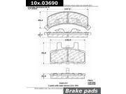 Centric Disc Brake Pad 106.03690