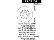 Centric Disc Brake Rotor 125.33100 Centric Disc Brake Rotor 125.33100