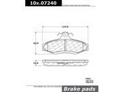 Centric Disc Brake Pad 106.07240 Centric Disc Brake Pad 106.07240