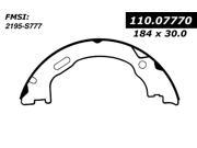 Centric Parking Brake Shoe 111.07770