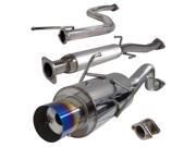 Spec D Tuning 2.5 Inch Inlet N1 Style Catback Exhaust With Burnt Tip Gsr Only MFCAT2 INT94GSRT SD