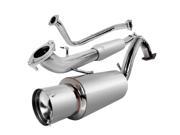 Spec D Tuning 2.5 Inch Inlet N1 Style Catback Exhaust Non Turbo MFCAT2 ELP95NT