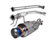 Spec D Tuning 2.5 Inch Inlet N1 Style Catback Exhaust With Burnt Tip Type S Only MFCAT2 RSX02ST SD