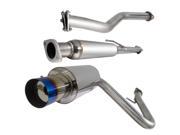 Spec D Tuning 2.5 Inch Inlet N1 Style Catback Exhaust With Burnt Tip MFCAT2 TC05T SD