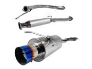 Spec D Tuning 2.5 Inch Inlet N1 Style Catback Exhaust With Burnt Tip MFCAT2 CV92T SD