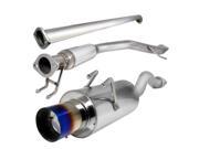 Spec D Tuning 2.5 Inch Inlet N1 Style Catback Exhaust With Burnt Tip MFCAT2 CV064T SD