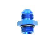 Professional Products O Ring Fitting; Size 8 AN To 3 4 16; Blue Anodized Aluminum; 10251