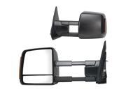 Fit System 07 14 TOYOTA Tundra Pick Up Sequoia 08 14 w light Replacement Mirror Pair 70103 04T TO1322100 879100C221 879400C221