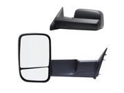 Fit System 09 13 DODGE Ram Pick Up 1500 09 13 DODGE Ram Pick Up 2500 3500 10 13 Replacement Mirror Pair 60181 82C CH1322104 55372072AH 55372073AH