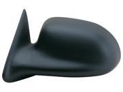 Fit System textured black non foldaway Driver Side Manual replacement mirror 60066C CH1320174 55154847AB