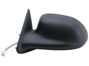 Fit System textured black non foldaway Driver Side Power replacement mirror 60068C CH1320157 55154843AB